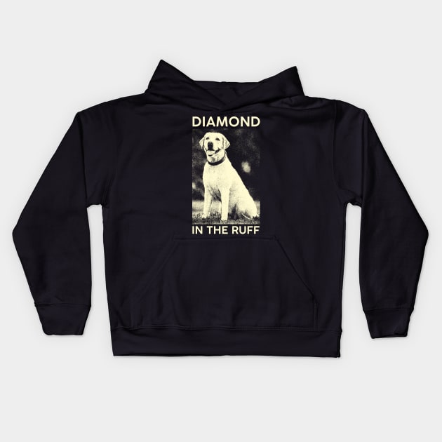 Diamond in the Ruff Kids Hoodie by giovanniiiii